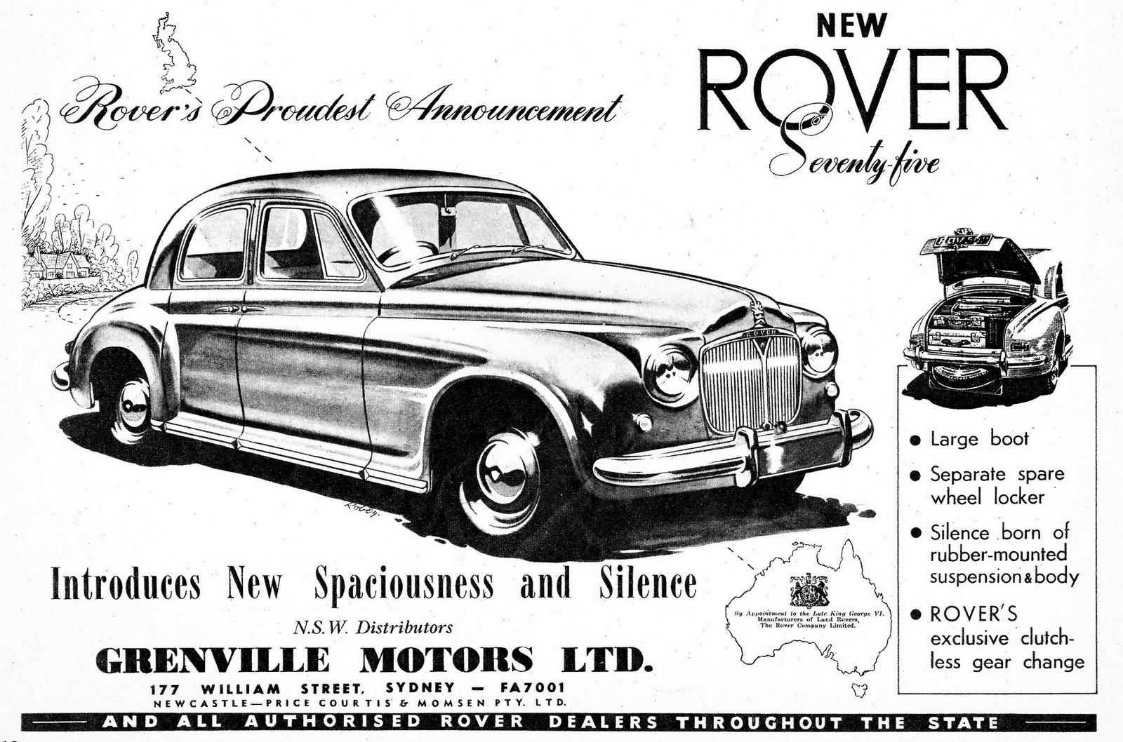 1953 Rover P4 Seventy-Five